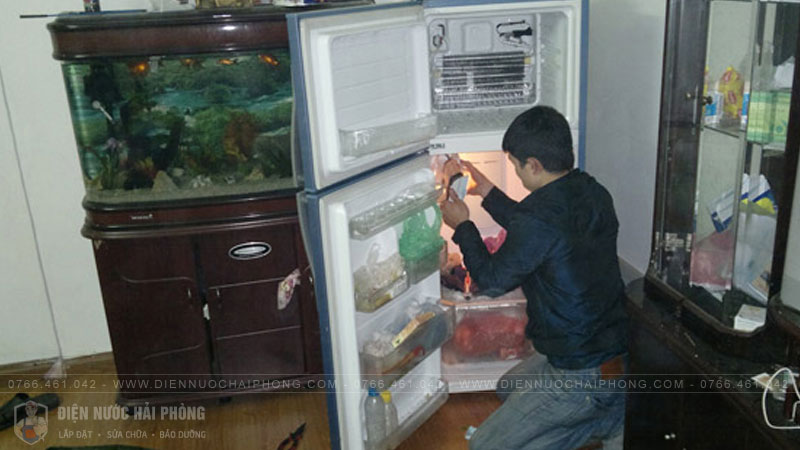 sửa chữa tủ lạnh tại quận Hồng Bàng