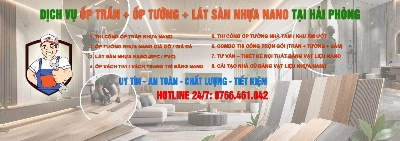Ốp Trần + Ốp Tường + Lát Sàn Nhựa Nano